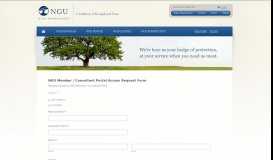 
							         NGU Portal Access | NGU Risk Management								  
							    