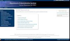 
							         NH FIRST - NH Department of Administrative Services - NH.gov								  
							    