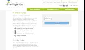 
							         NH Healthy Families Care Portal for Members | Login | NH ...								  
							    