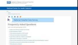 
							         NHCS - Frequently Asked Questions - CDC								  
							    