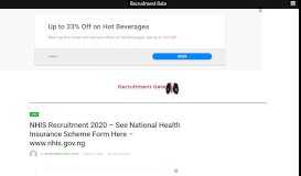 
							         NHIS Recruitment 2019/2020 - See National Health Insurance ...								  
							    