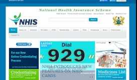 
							         NHIS - Your Access to Healthcare								  
							    