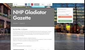 
							         NHP Gladiator Gazette | Smore Newsletters								  
							    