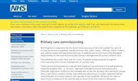 
							         NHS commissioning » Transforming Primary Care Support (PCS ...								  
							    
