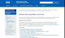 
							         NHS England and NHS Improvement South West » Dental Referral ...								  
							    