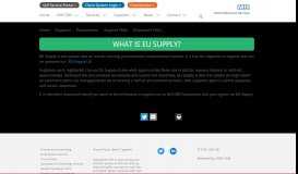 
							         NHS SBS Corporate - What is EU Supply?								  
							    