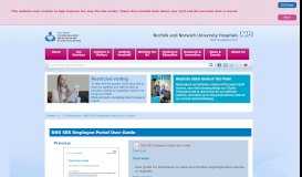 
							         NHS SBS Employee Portal User Guide								  
							    