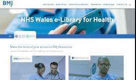 
							         NHS Wales e-Library for Health | BMJ								  
							    