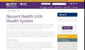 
							         NHUVA | Novant Health UVA Health System Bull Run Family Medicine								  
							    