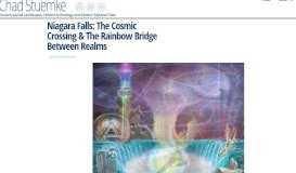 
							         Niagara Falls: The Cosmic Crossing & The Rainbow Bridge Between ...								  
							    