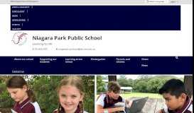 
							         Niagara Park Public School: Home								  
							    