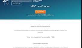 
							         NIBC Live - Access an Exclusive Portal for NIBC Live								  
							    