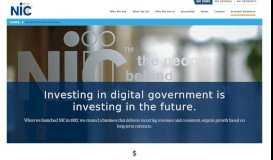 
							         NIC (EGOV) Investor Relations Information | NIC								  
							    