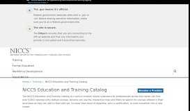 
							         NICCS Education and Training Catalog | National Initiative for ...								  
							    