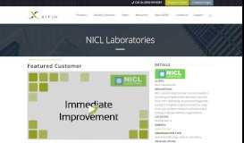 
							         NICL Laboratories | XIFIN								  
							    