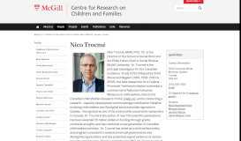 
							         Nico Trocmé | Centre for Research on Children and Families - McGill ...								  
							    