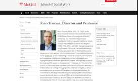 
							         Nico Trocmé, Director and Professor | School of Social Work - McGill ...								  
							    