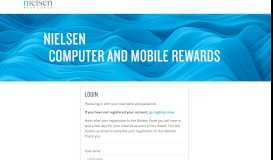 
							         Nielsen Rewards: Login								  
							    