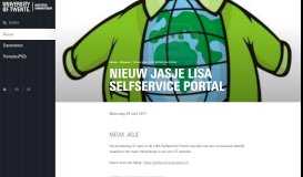 
							         Nieuws | Nieuw jasje LISA Selfservice Portal | Home								  
							    