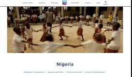
							         Nigeria Highlights of Operations — Chevron.com								  
							    