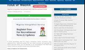 
							         Nigeria Immigration Service Recruitment 2019 NISRecruitment at ...								  
							    