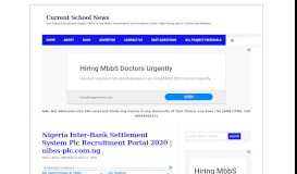 
							         Nigeria Inter-Bank Settlement System Plc Recruitment 2019 - Apply ...								  
							    