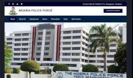 
							         Nigeria Police Force | Home								  
							    