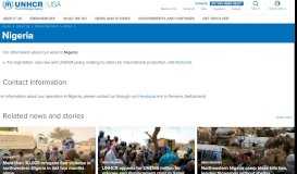 
							         Nigeria - UNHCR								  
							    
