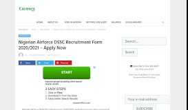 
							         Nigerian Airforce DSSC Recruitment 2019/2020 Form & Portal ...								  
							    