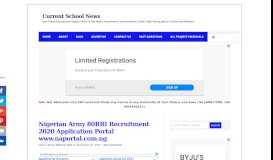 
							         Nigerian Army Recruitment 2019 Application Form - 78RRI Army ...								  
							    