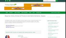 
							         Nigerian Army School of Finance and Administration, Apapa - Study In ...								  
							    