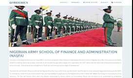 
							         Nigerian Army School of Finance and Administration profile - Afridemics								  
							    
