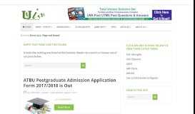 
							         Nigerian Maritime University Admission 2018/2019 has Commenced								  
							    