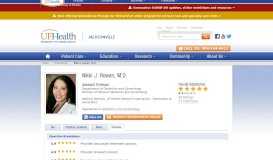 
							         Nikki J. Rowan, M.D. | Obstetrics and Gynecology | UF Health ...								  
							    