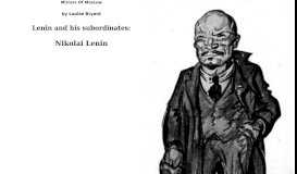 
							         Nikolai Lenin by Louise Bryant - Marxists Internet Archive								  
							    