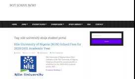 
							         nile university abuja student portal Archives - Best School News								  
							    