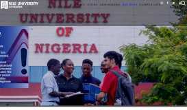 
							         Nile University of Nigeria: Home								  
							    