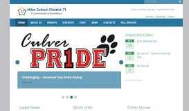 
							         Niles Elementary School District 71: Welcome to the Niles Elementary ...								  
							    