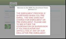 
							         NIMC Pre-Enrolment Portal								  
							    