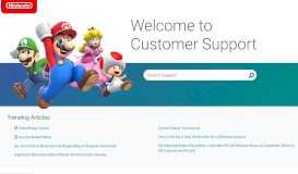 
							         Nintendo Switch | Nintendo Support								  
							    