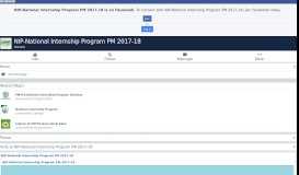 
							         NIP-National Internship Program PM 2017-18 - Home | Facebook								  
							    