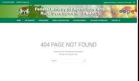 
							         nirsal - Federal Ministry of Agriculture and Rural Development								  
							    