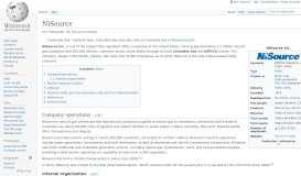 
							         NiSource - Wikipedia								  
							    