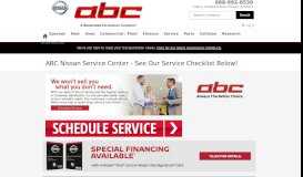 
							         Nissan Service Center | Auto Maintenance Information ...								  
							    