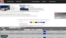 
							         Nissan Skyline R34 GT-R V-Spec (Great Britain) - GTR-Registry.com								  
							    