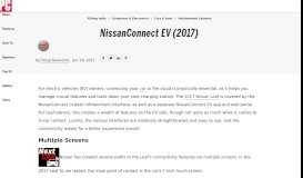 
							         NissanConnect EV (2017) Review & Rating | PCMag.com								  
							    