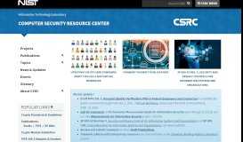 
							         NIST Computer Security Resource Center | CSRC								  
							    