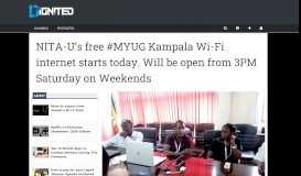 
							         NITA-U's free #MYUG Kampala Wi-Fi internet starts today. Will ...								  
							    