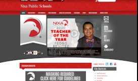 
							         Nixa Public Schools / Homepage								  
							    