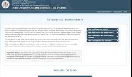 
							         NJ Income Tax – Resident Return - New Jersey Government Services								  
							    